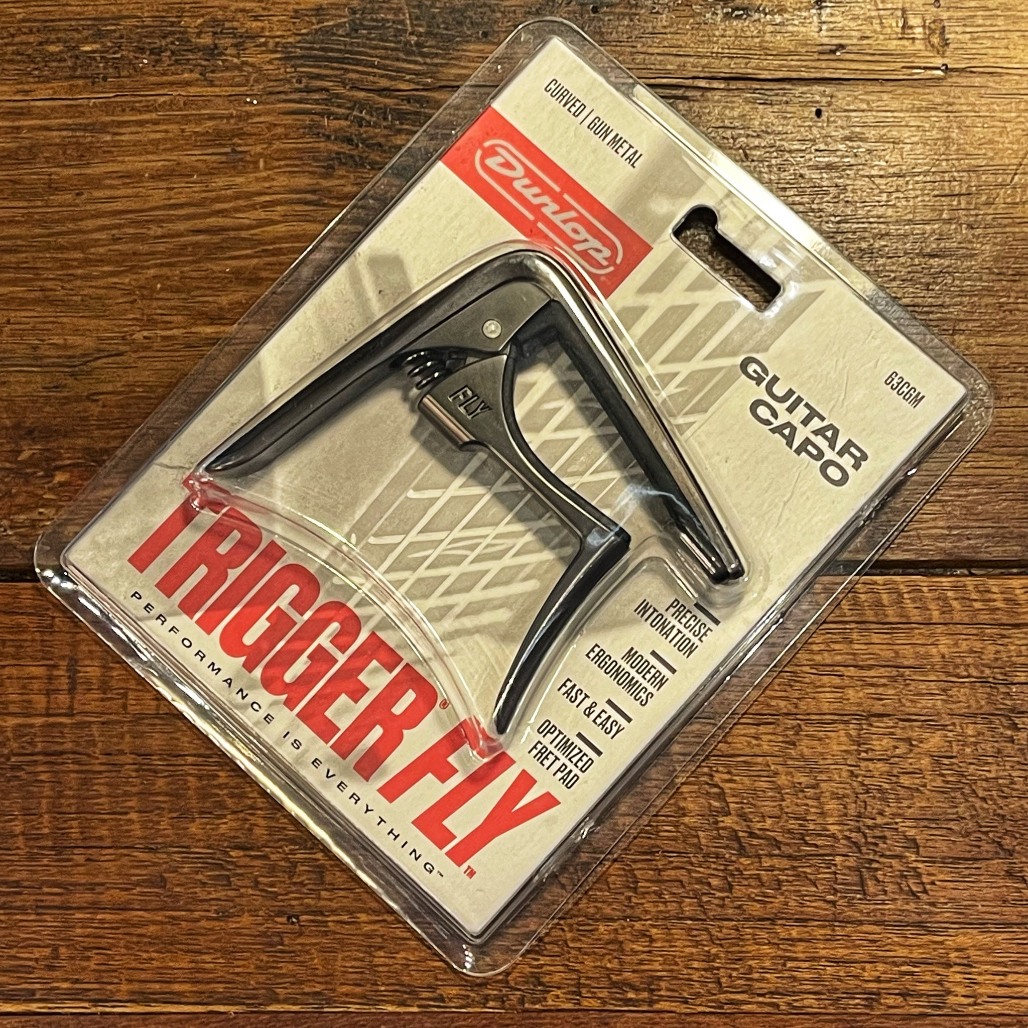 Dunlop - TRIGGER® FLY™ CAPO CURVED - GUN METAL