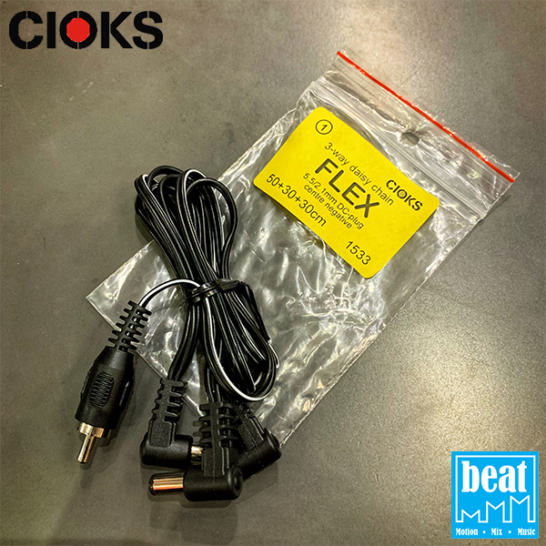 CIOKS - 3-way daisy chain Flex - type 1 (30+30+50cm)
