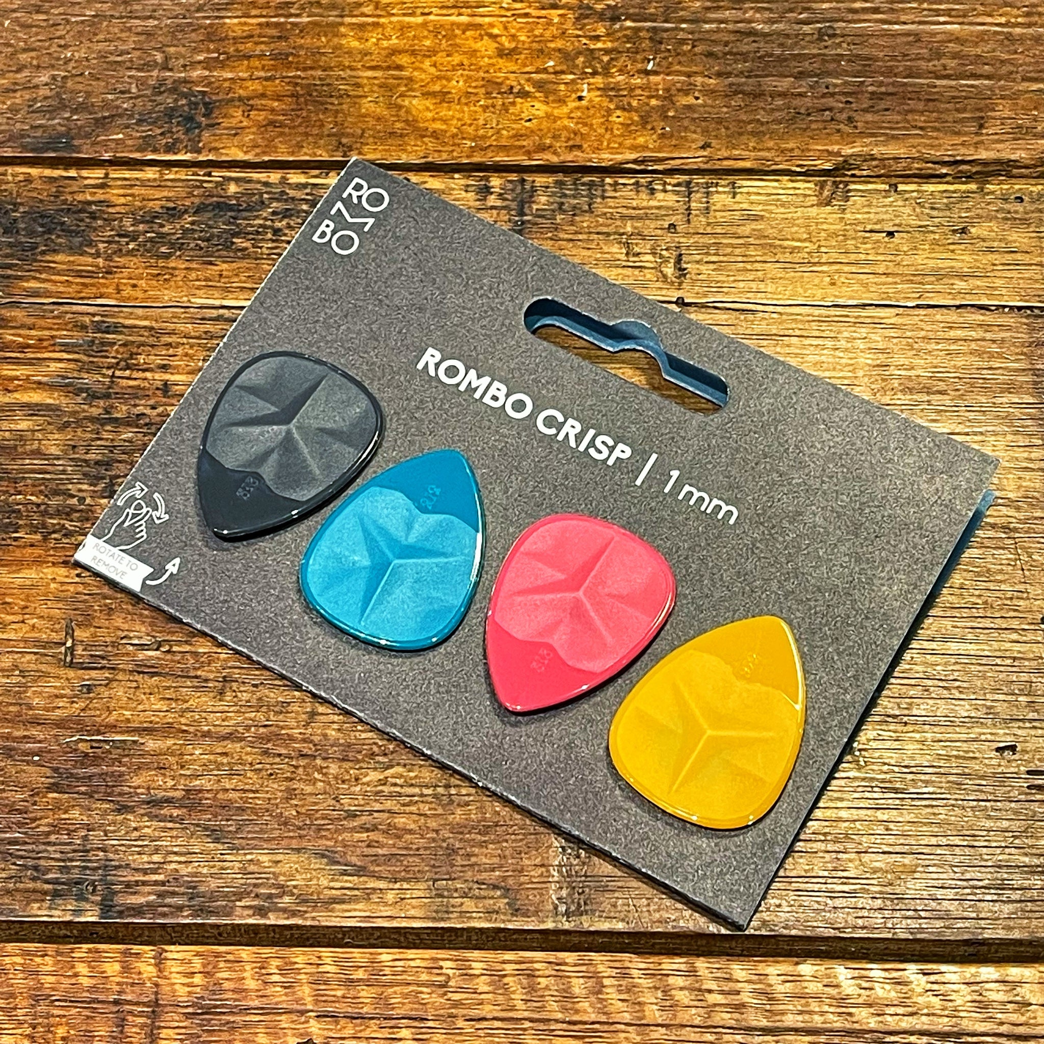 Rombo Picks - Guitar Pick Set Rombo Crisp (4 Guitar Picks) - 1mm
