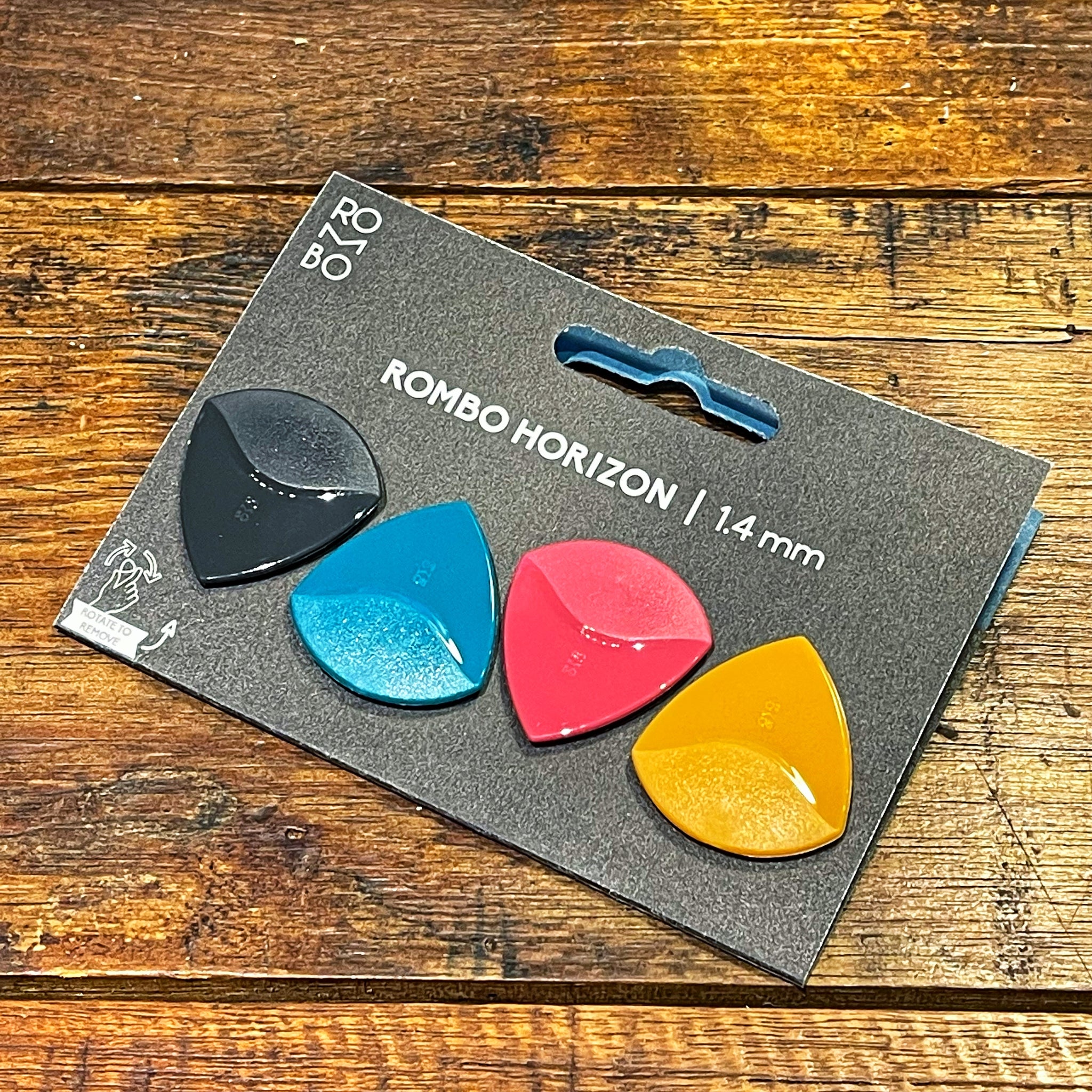 Rombo Picks - Guitar Pick Set Rombo Horizon (4 Guitar Picks) - 1.4mm