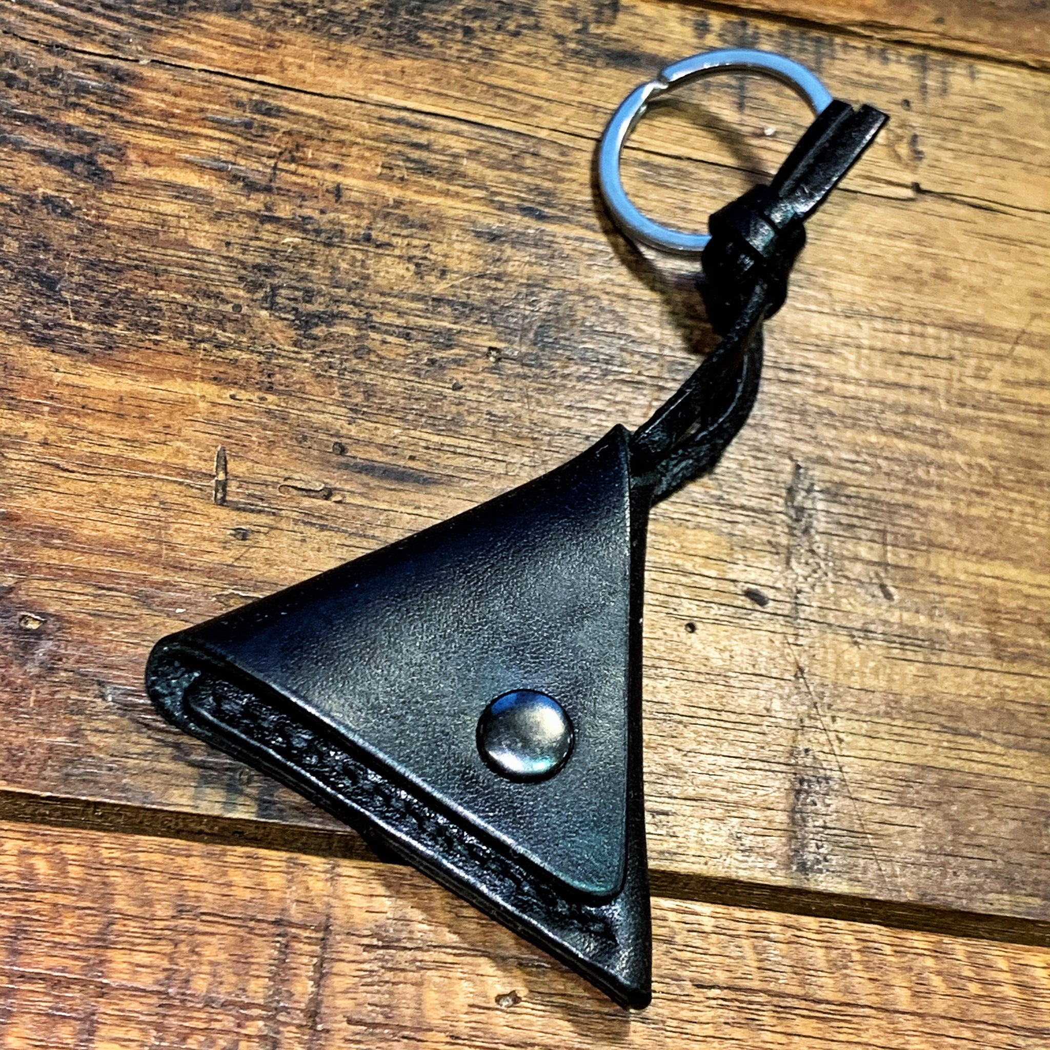 Leather Folded Guitar Pick Case