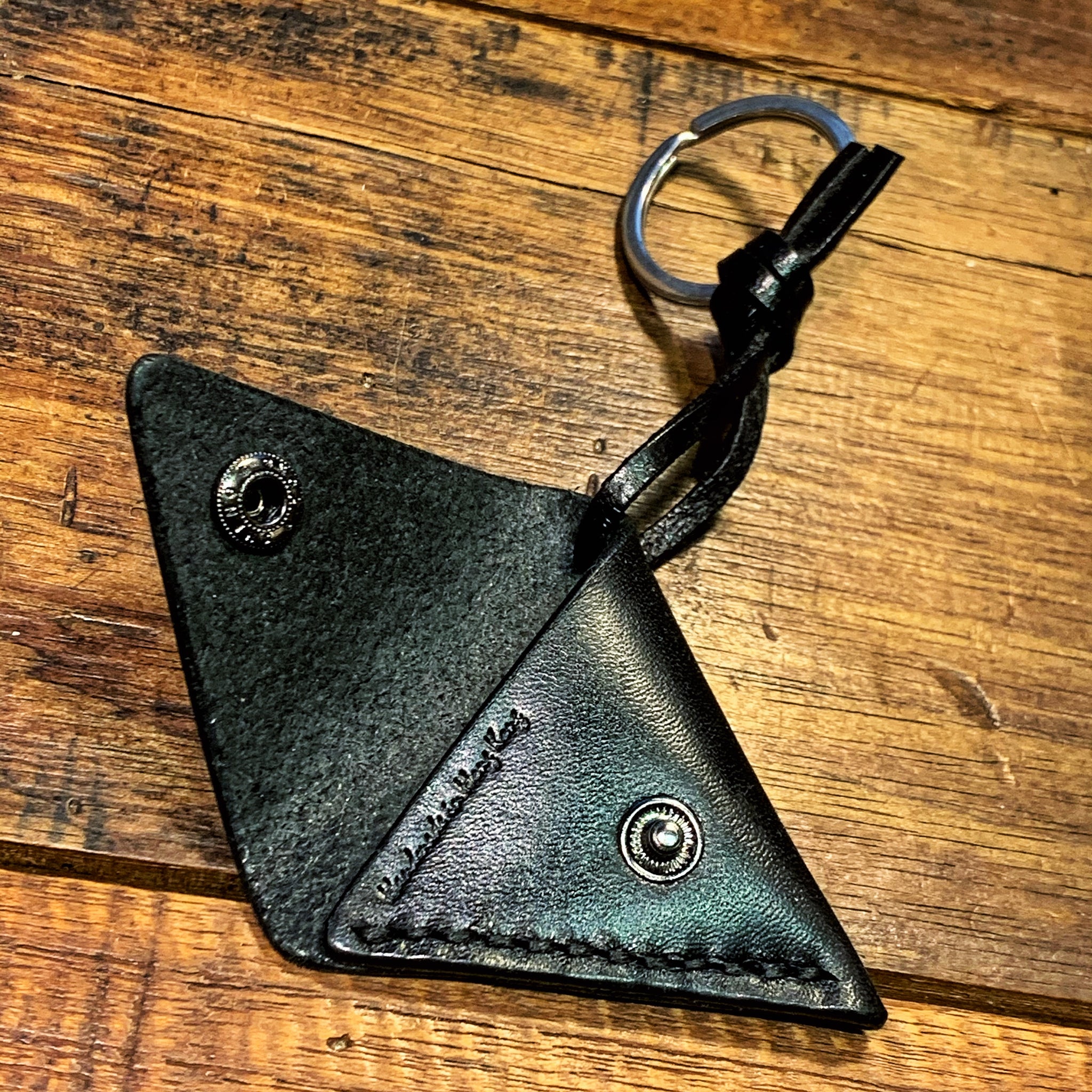 Leather Folded Guitar Pick Case