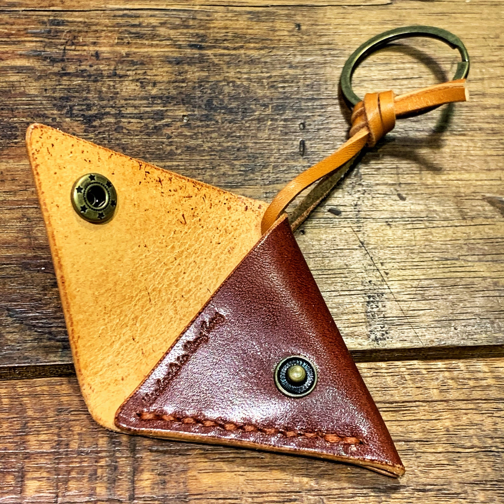 Leather Folded Guitar Pick Case