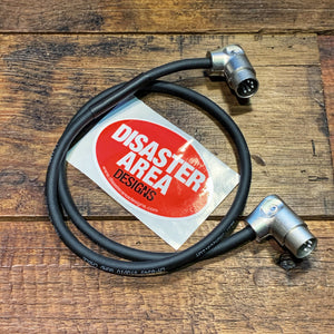 Disaster Area Designs - Right-Angle MIDI Cable (24inches)