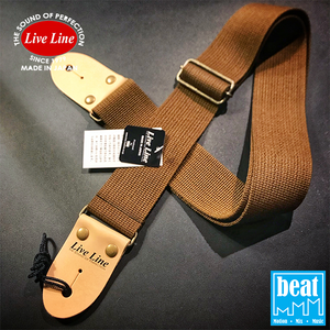 Live Line - 50mm width Acrylic and cotton blend Straps - Brown [LS2000CBRN]