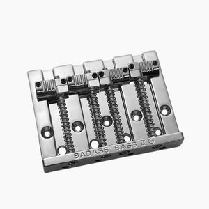 Allparts - Leo Quan® Badass II™ 4-String Bass Bridge - Grooved Saddles [BB-3342]