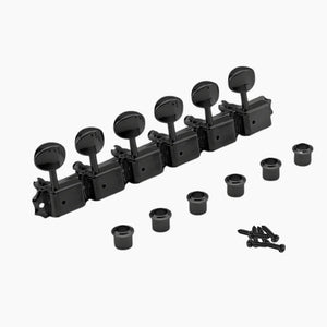 Allparts - Gotoh 6-in-line Vintage Keys Black - set of 6 [TK-0880-003]