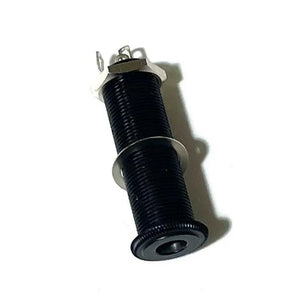 Allparts - Switchcraft Black Stereo Long Threaded Jack [EP-0152-003]