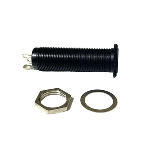 Allparts - Switchcraft Black Stereo Long Threaded Jack [EP-0152-003]