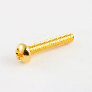 Allparts - Pack of 8 Gold Single Coil Pickup Screws and 6 Springs [GS-0007-002]