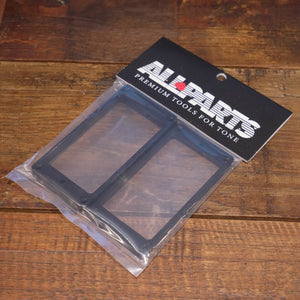 Allparts - BLACK NON-SLANTED HUMBUCKING PICKUP RING SET [PC-0745-023]