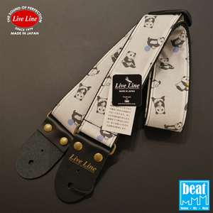 Live Line - LS2000 Series Guitar Straps - Panda 6 [LS2000PND6]