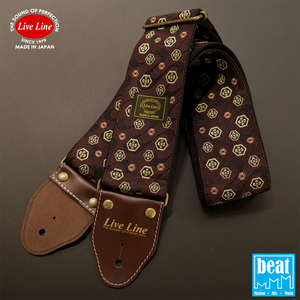 Live Line - 70mm Width Bass Straps - Tatami-Beri Series - Arabesque [LSB45ARB1]