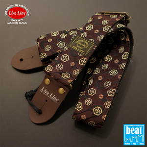 Live Line - Japanese Guitar Strap Tatami-Beri Series [LST28ARB1]