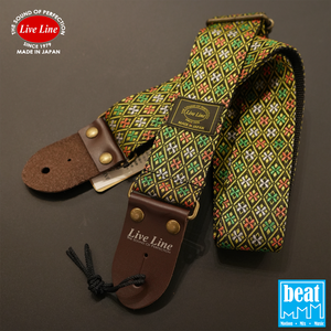 Live Line - Japanese Guitar Strap Tatami-Beri Series [LST28SR30]