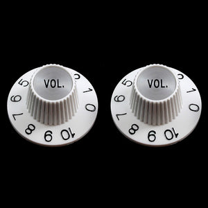 Allparts - Set of 2 Witch Hat Volume Knobs