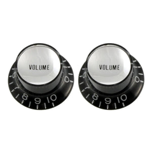 Allparts - Set of 2 Volume Reflector Knobs [PK-0184]