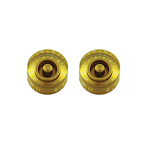 Allparts - Set of 2 Speed Knob Set 0-11 Gold [PK-0132-032]