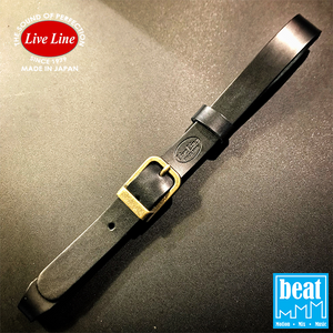Live Line - Acoustic Guitar Strap Leather Connector - Black [LGSC14BLK]