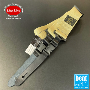 Live Line - 50mm Width Clip-System Acrylic and cotton blend Straps - Tan [LSR28TN]